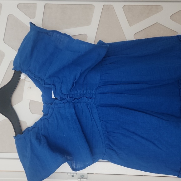 Zara Vibrant Blue Kids Dress - Picture 2 of 5